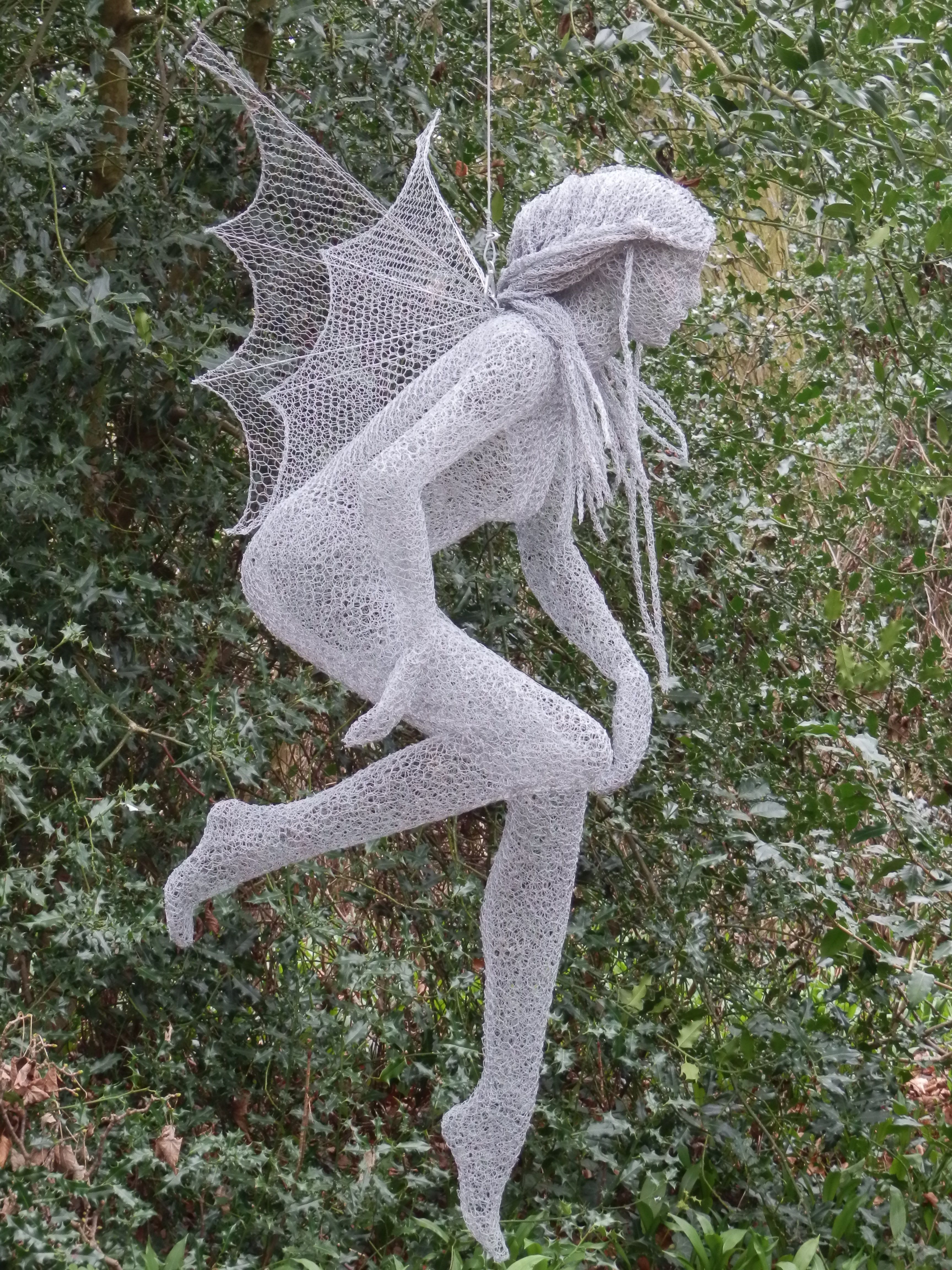 Wire Mesh Sculpture Woodland Spirit