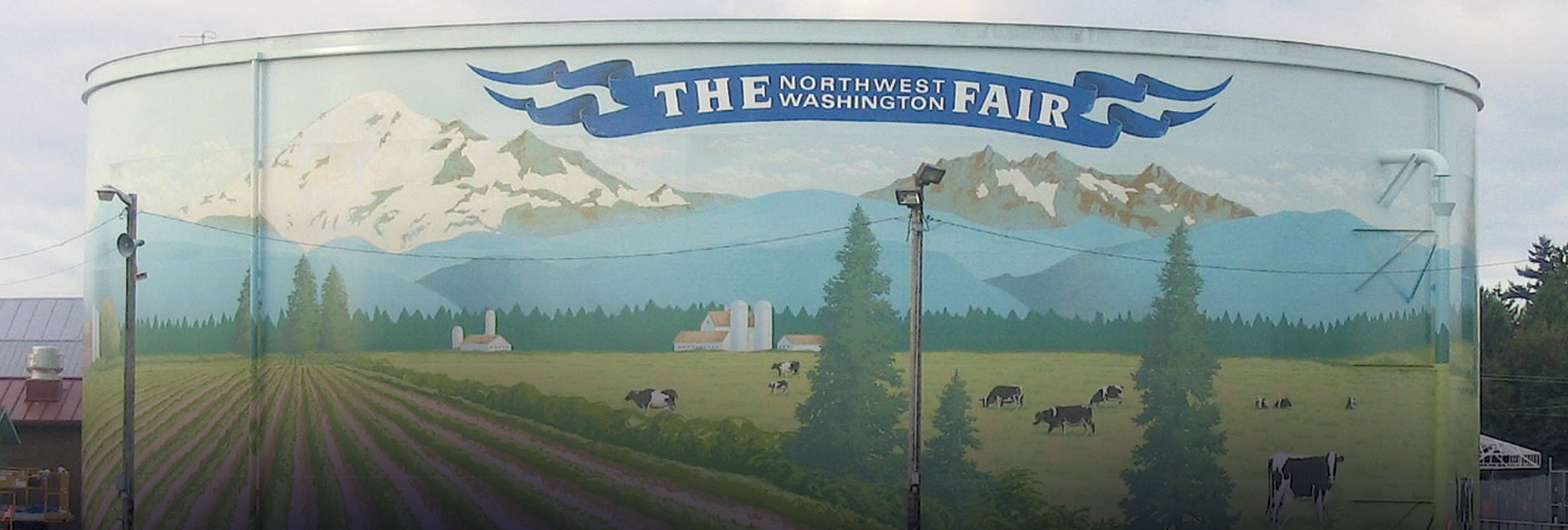 The Goetzinger brothers are masters of public water tank murals. Their special touch has created a new landmark Lynden, Washington.
